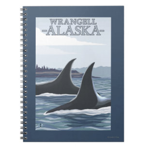 Orca Whales #1 - Wrangell, Alaska Notitieboek