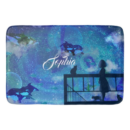 Orca Whales Badmat (Voorkant)