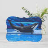 Orca Whales Kaart (Staand voorkant)