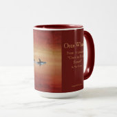 Orca Whales! Killer walales in zonsondergang Mok (Voorkant rechts)