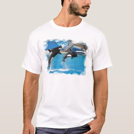 Orca Whales Mannen T-Shirt (Voorkant)