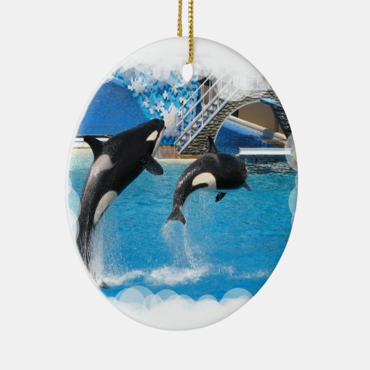 Orca Whales Ornament (Rechts)