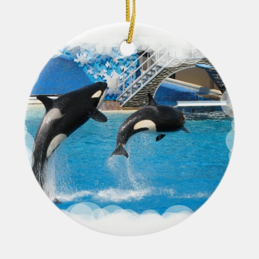 Orca Whales Ornament (Voorkant)