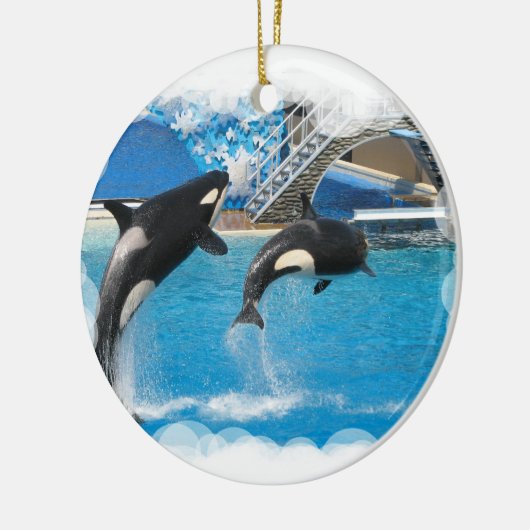 Orca Whales Ornament (Links)
