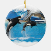 Orca Whales Ornament (Achterkant)