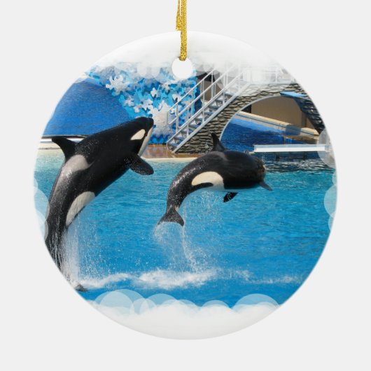 Orca Whales Ornament (Achterkant)