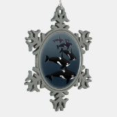 Orca Whales Ornament Personalized Whale Ornament (Links)