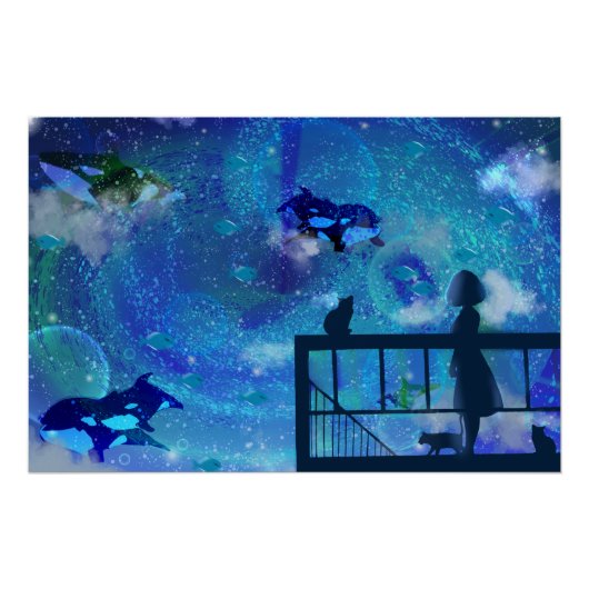 Orca Whales Perfect Poster (Voorkant)