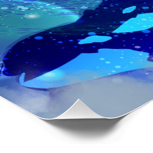 Orca Whales Perfect Poster (Hoek)