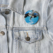 Orca Whales Pin Ronde Button 5,7 Cm (In situ)