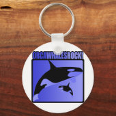 Orca Whales Rock! Sleutelhanger (Voorkant)