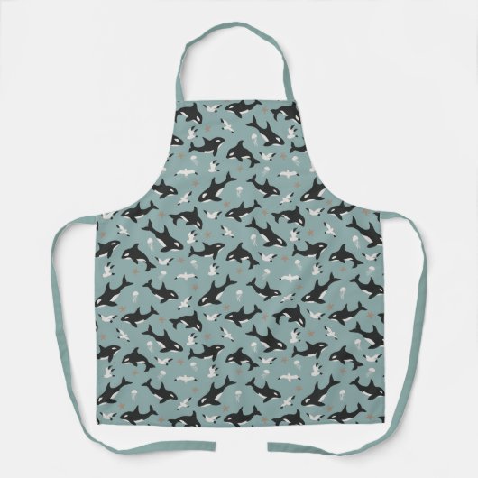 Orca Whales Schort (Voorkant)