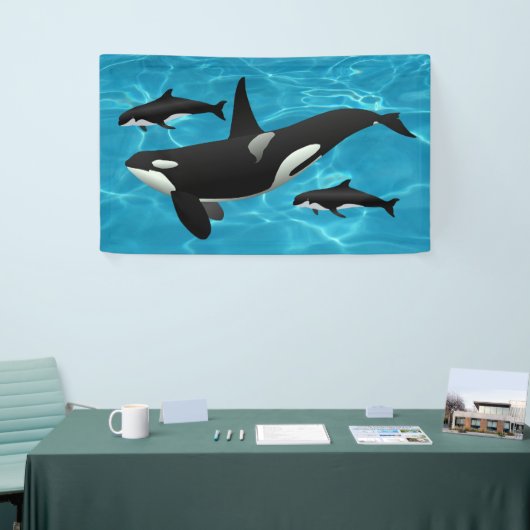 Orca Whales Spandoek (Beurs)