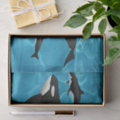 Orca Whales Tissuepapier (Geschenk)