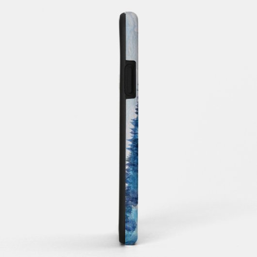 Orca Wildlife waterverf iPhone case (Achterkant/rechts)