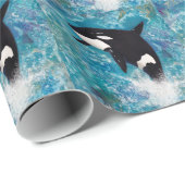 Orca Wrap Cadeaupapier (Rol Hoek)