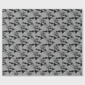 Orca Wrapping Paper Killer Whale-kerstpapier Cadeaupapier (Vlak)