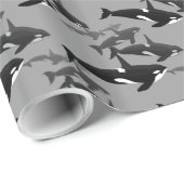 Orca Wrapping Paper Killer Whale-kerstpapier Cadeaupapier (Rol Hoek)
