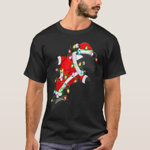 Orca Xmas verlichting kerstman Orca Kerstmis T-shirt