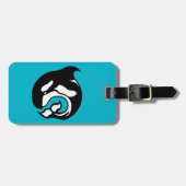 orcaanse walvis bagagelabel (Voorkant horizontaal)