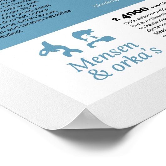 Orcagraphic poster - Nederlandse editie (Hoek)