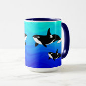 Orcas - 15 oz. Combinatie-Mok Mok (Voorkant rechts)