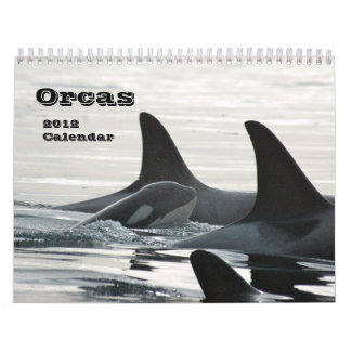 Orcas ~ 2012 Agenda Kalender