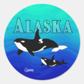 Orcas Alaska - Envelope Stickers (Voorkant)