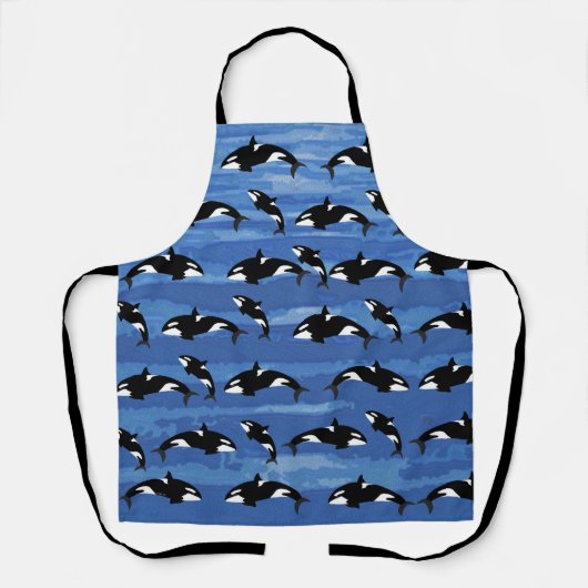 Orcas All-Over Print Schort (Voorkant)