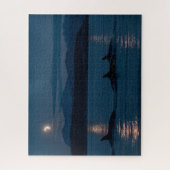 Orcas at Night - Killer Whale Jigzaag Puzzle Legpuzzel (Verticaal)