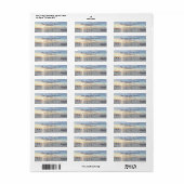 Orcas at Sunset Return Address Label (Full Sheet)