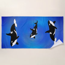Orcas - Beach Towel