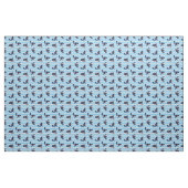 Orcas/blauwe strepen stof (Yard (91,4 cm))