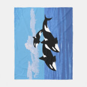 Orcas Fleece Blanket (Voorkant)
