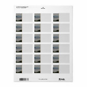 Orcas Island vanaf Birch Bay Etiket (Full Sheet)