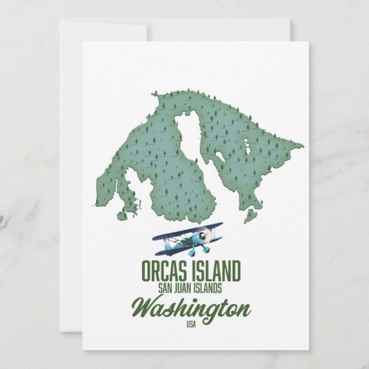 Orcas Island, Washington, Verenigde Staten (Achterkant)