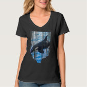 Orcas killer walvis Zee Ocean pajama matchen om F T-shirt (Voorkant)