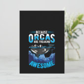 Orcas maakt Geweldige walvispulverij vrij Kaart (Staand voorkant)