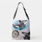 Orcas Map Crossbody Tas (Achterkant)