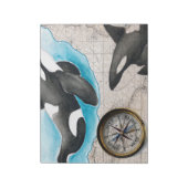 Orcas Map Notitieblok (Linkerzijde)