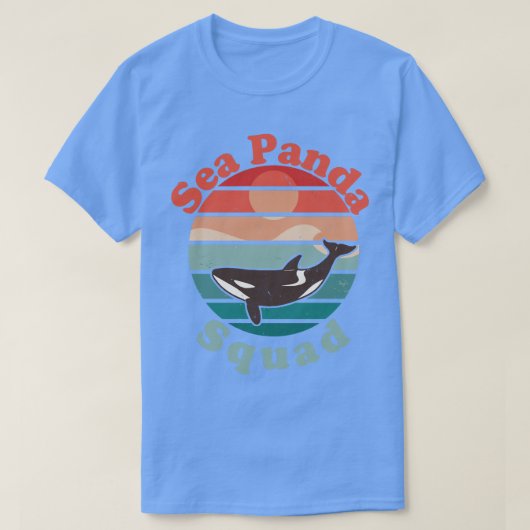 Orcas Marine Biologist Zee Panda Squad Pullover Ho (Design voorkant)