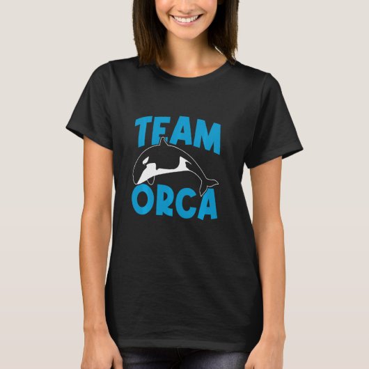 Orcas  Orca  Team Orca Whales Long Sleeve T-shirt (Voorkant)