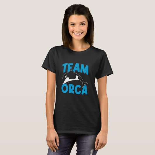 Orcas Orca Team Orca Whales Long Sleeve T-shirt (Voorkant volledig)