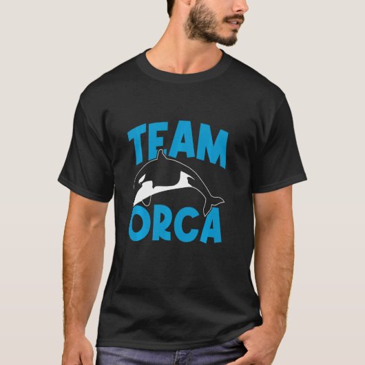 Orcas  Orca  Team Orca Whales Long Sleeve T-shirt (Voorkant)