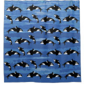 Orcas Shower Curtain Douchegordijn (Voorkant)