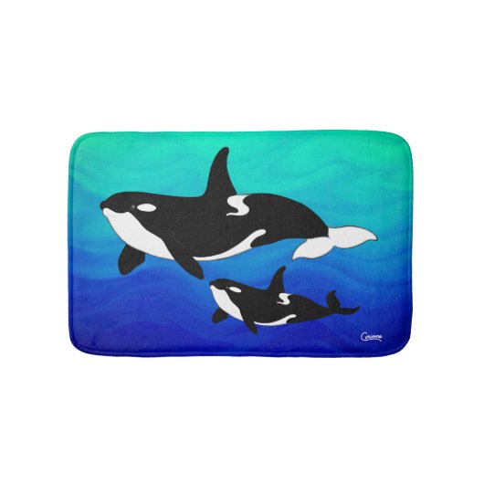 Orcas - Small Bath Mat (Voorkant)