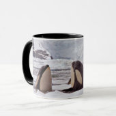 Orcas Spyhopping Mok (Voorkant links)