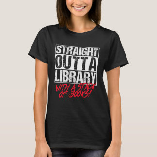 Orcas Straight Outta Library Book T-shirt