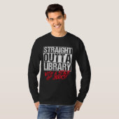 Orcas Straight Outta Library Book T-shirt (Voorkant volledig)