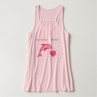 Orcas' Valentijn - Song Series Racerback Tanktop